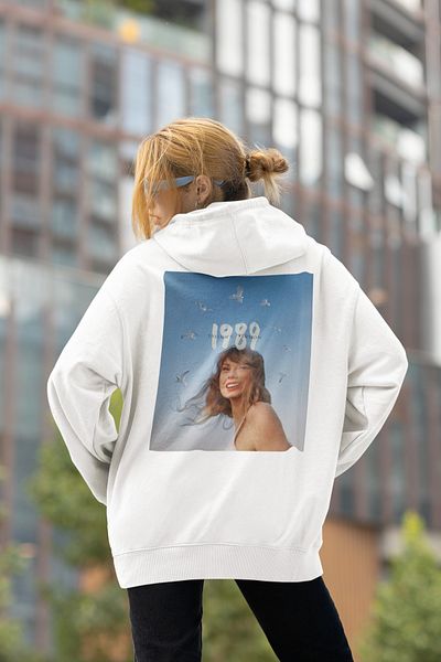SEVBANO Taylor Swift 1989 Printed Unisex Oversize Hoodie