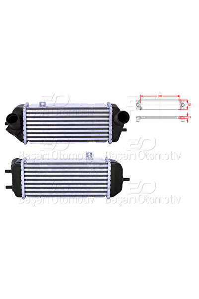 Genel Markalar TURBO RADYATORU (INTERCOOLER) 300X127X73 28271-2A700