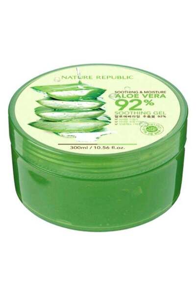 Nature جل الصبار المرطب والمهدئ من ريبابليك، أخضر، 300 مل