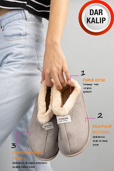 StWenn Παντόφλες Unisex για άνδρες και γυναίκες - Παπούτσια εσωτερικού χώρου, μαλακή σόλα