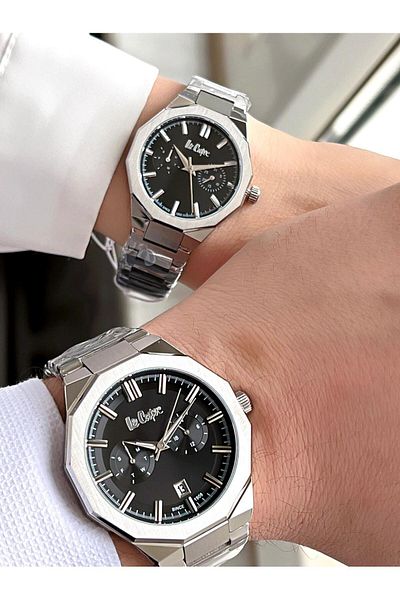 Lee Cooper Cift.S01 Lee Cooper Steel Band Waterproof Special Wristwatch for Couples and Lovers