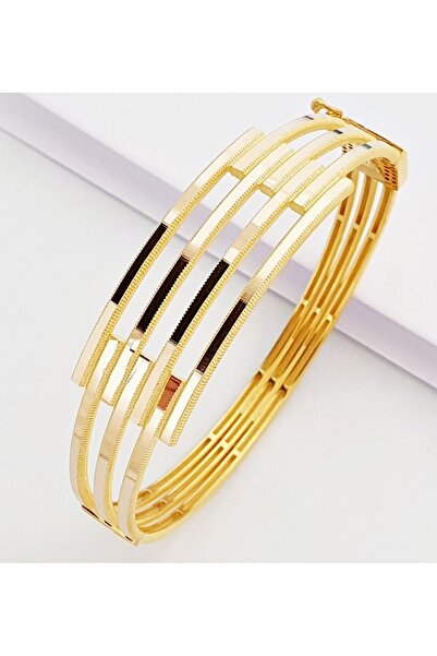 Özaydın 14 k 4 lü ajda kaburga bilezik günlük sağlam şık kullanışlı