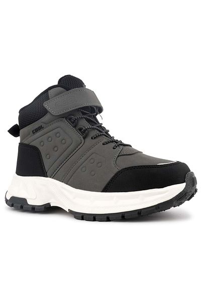 Kids Club Shoes Cool Harvey Unisex Παιδικές Μπότες - Ορθοπεδική Αντιολισθητική Σόλα, Καπνιστή