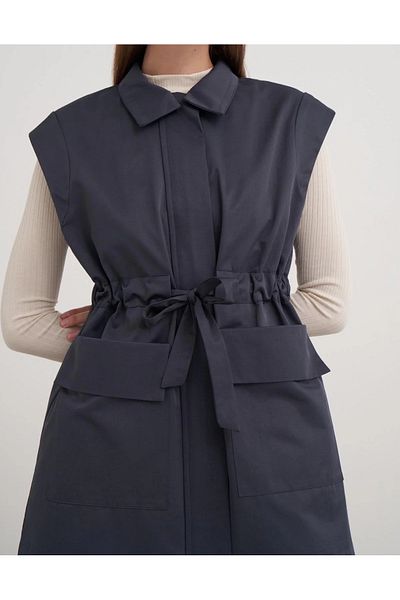 SEMİNEN Front Pocket Tied Vest
