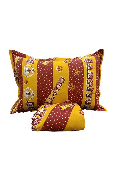 Hayal çeyiz Yellow Red Single Fitted Sheet Set Fan