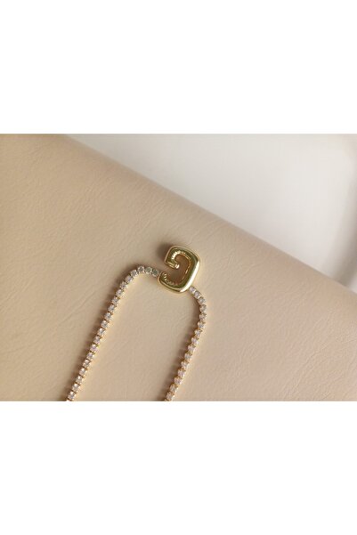 Tişt Accessory XUPING المرأة الذهب اللون الممر المائي G رسالة الصلب قلادة