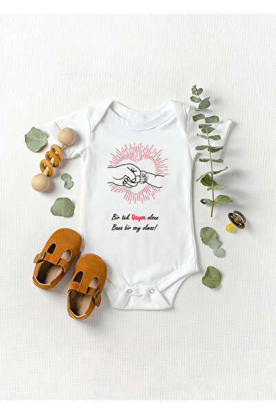 Lotus Baby بدلة أطفال بأكمام قصيرة مصنوعة من القطن بنسبة 100% بتصميم One Uncle