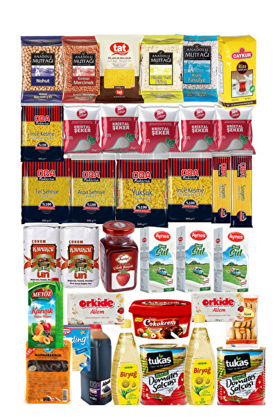 Çaykur Ramazan paketi kumanya erzak kolisi lüks paket