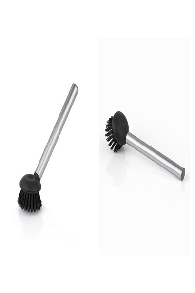 Impress Small Size Set of 2 Multi-Purpose Metal Handle Practical Sink and Dish Cleaning Brush (2 Pcs)