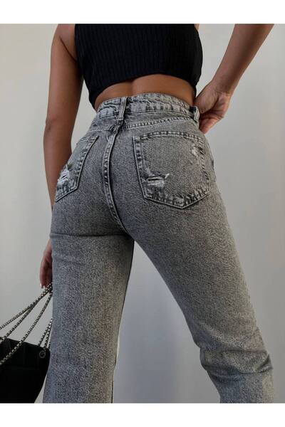 DENİKK TREND СПЕЦІАЛЬНИЙ ДИЗАЙН ПРЯМИЙ КРОЙ З КРОЄМ ДЖИНСОВІ ШТАНИ