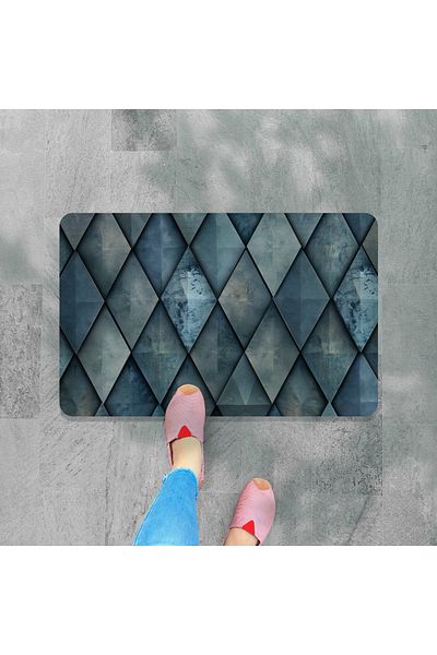 M&H Quality Digital Printed Pattern Decorative Door Front and Indoor Mat Washable Non-Slip Base