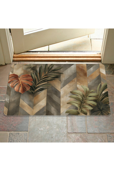 M&H Quality Digital Printed Pattern Decorative Door Front and Indoor Mat Washable Non-Slip Base