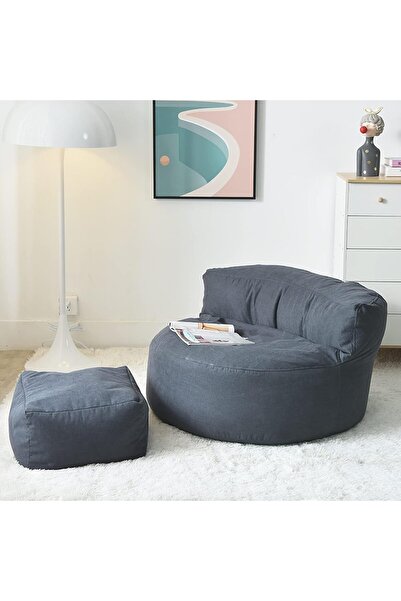 PATARA HOME Mila Modell Puff & Armut Koltuk 2'li Relax Koltuk