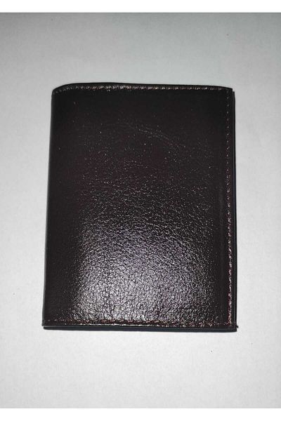 firdevsi hobi Genuine Leather Vertical 20 Pieces Transparent Card Holder Wallet