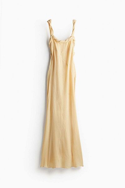 H&M Twist-detail crinkled dress