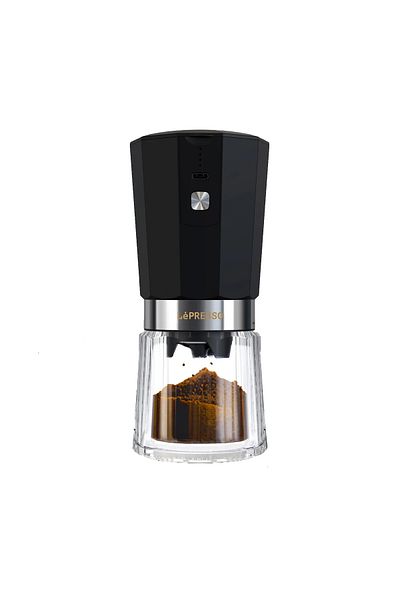 Lepresso Rechargeable Coffee Grinder - Black