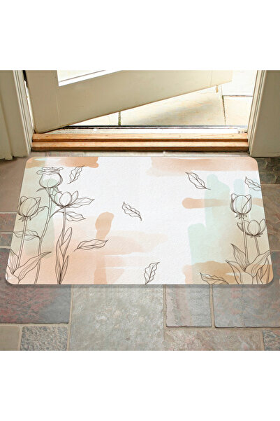 M&H Quality Digital Printed - Welcome Writing Pattern Decorative Mat, Washable Door and Indoor Mat
