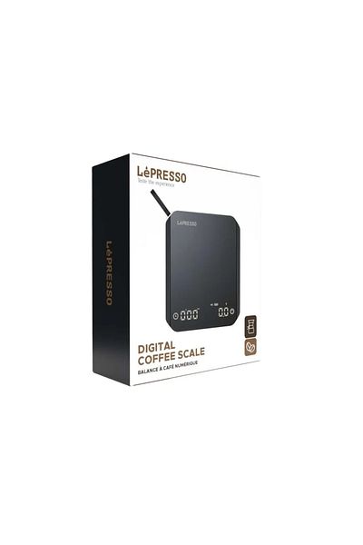 Lepresso Mini Digital Coffee Scale With Timer - Black
