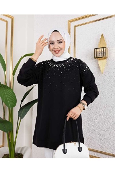 Yağmur İnci Taş Detaylı Kadın Tunik