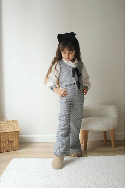 Ribbon kids Checkered Set of 3