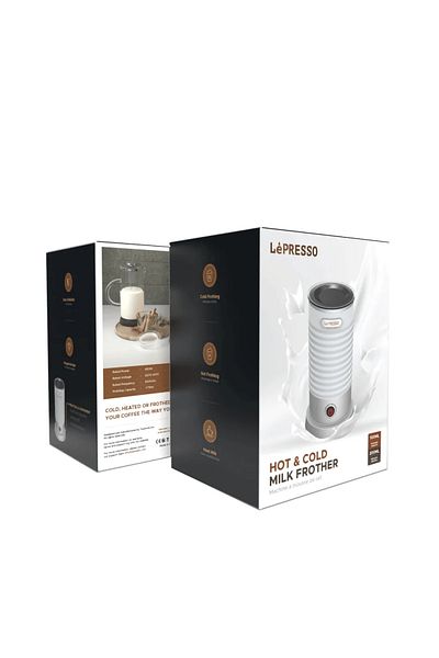 Lepresso Milk Frother - White