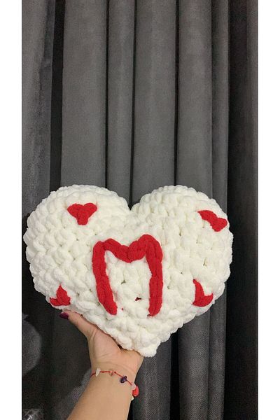 Home Heart Pillow with Letter