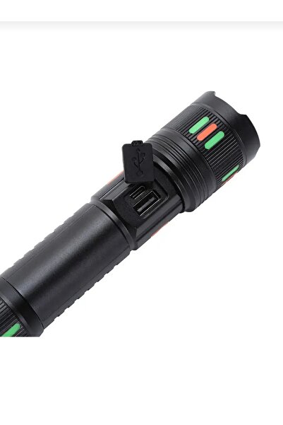 HASUBA xxl 41 Profesyonel zoomlu 3000 lümen Güçlü 20 Watt Tg Polis Bekçi El F...