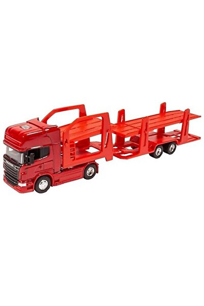 WELLY Scania V8 R730 1:64 Scale Metal Head Two-Decker Vehicle Carrier Truck