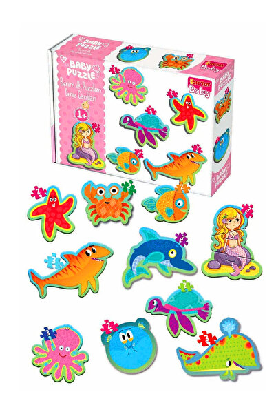 a v d a Deniz Hayvanları Baby Puzzle & Ilk Bebek Puzzlem