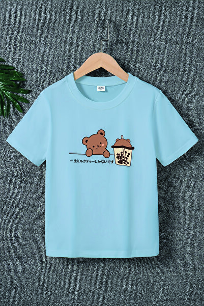 MYADA Παιδικό μπλουζάκι Premium με στάμπα Hello Teddy Bear - 22005