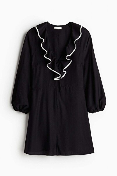 H&M Flounce-trimmed dress