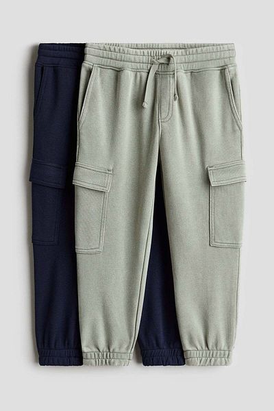 H&M 2-pack cargo joggers