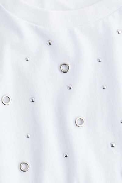 H&M Embellished T-shirt