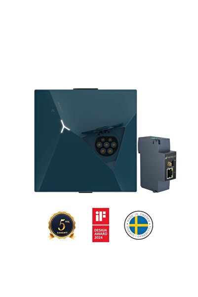 NexBlue Duvar Tipi 22kw Duvar Tipi Şarj İstasyonu NexBlue Zen (Akım Sensörü)