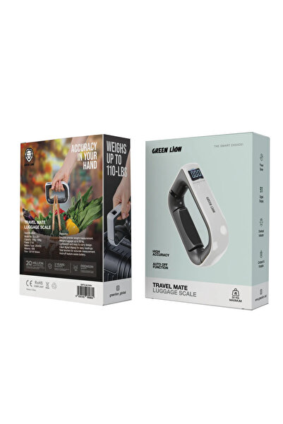 Green Lion ميزان الأمتعة من ترافيل ميت - أبيض