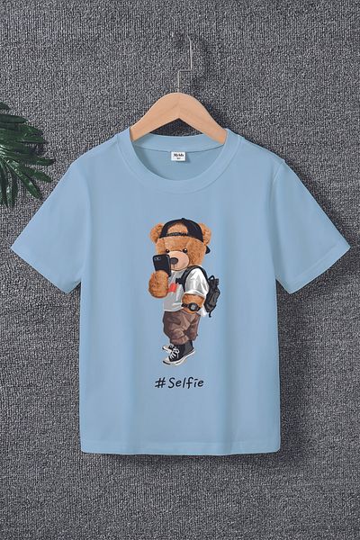 MYADA Tricou pentru copii cu imprimeu Boho Premium Photographer 22577
