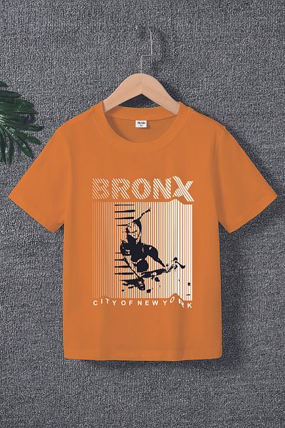 MYADA Tricou premium pentru copii cu imprimeu New York - Bronx 22505