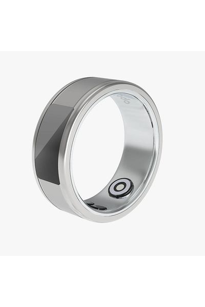 porodo Wearable Smart Ring Size 9 With Touch Function - Silver