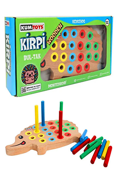 a v d a Ahşap Kirpi Bultak dikkat akıl zeka mantık ve strateji oyunu