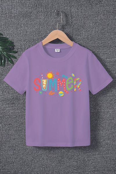 MYADA Tricou pentru copii cu imprimeu Premium Summer Lite 20479