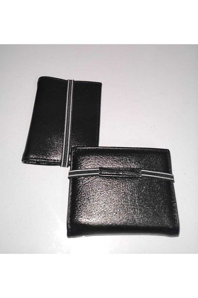 firdevsi hobi genuine luxury leather vertical rubber men's card holder wallet