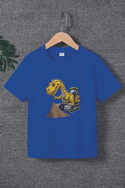 MYADA Tricou pentru copii premium cu imprimeu Dino Scoop 22580