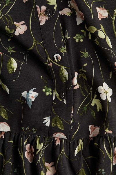 H&M Patterned Viscose Dress