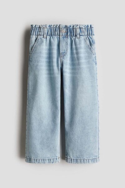 H&M Wide leg paper bag jeans