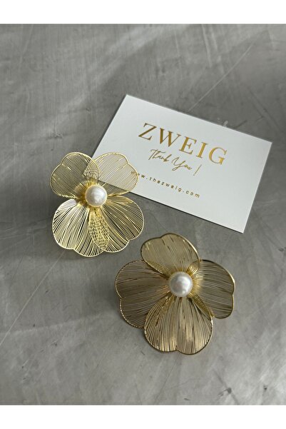 ZWEIG İncili Çiçek Küpe