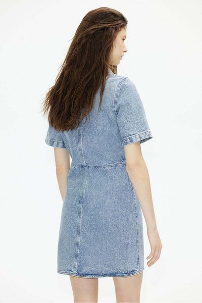 H&M Collared denim dress