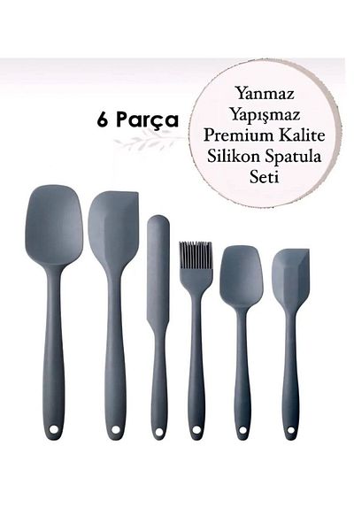 Yenilig Easy Cleaning & Hygiene: Save Time in the Kitchen with Silicone Spatula & Brush Set!