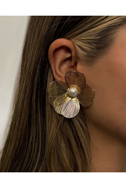 ZWEIG İncili Çiçek Küpe