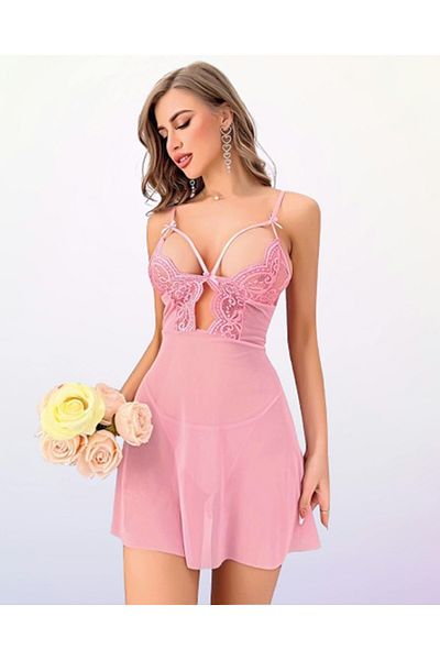 Bluewhs Pink Fantasy Nightgown Shoes - Stylish Design and Detail