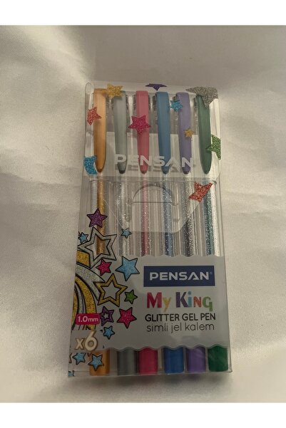 Pensan قلم جليتر 6 ألوان